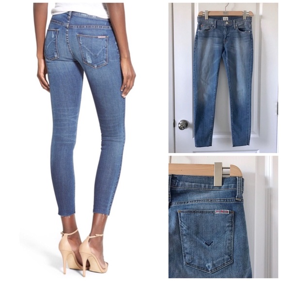 hudson krista super skinny raw hem